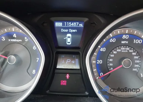 2013 Hyundai Elantra Gt z USA, uszkodzony, nr VIN KMHD35LEXDU103921